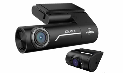 Atlas-X D20-F2 front and rear dash cam fully fitted for £399 in vat in Atherton Manchester